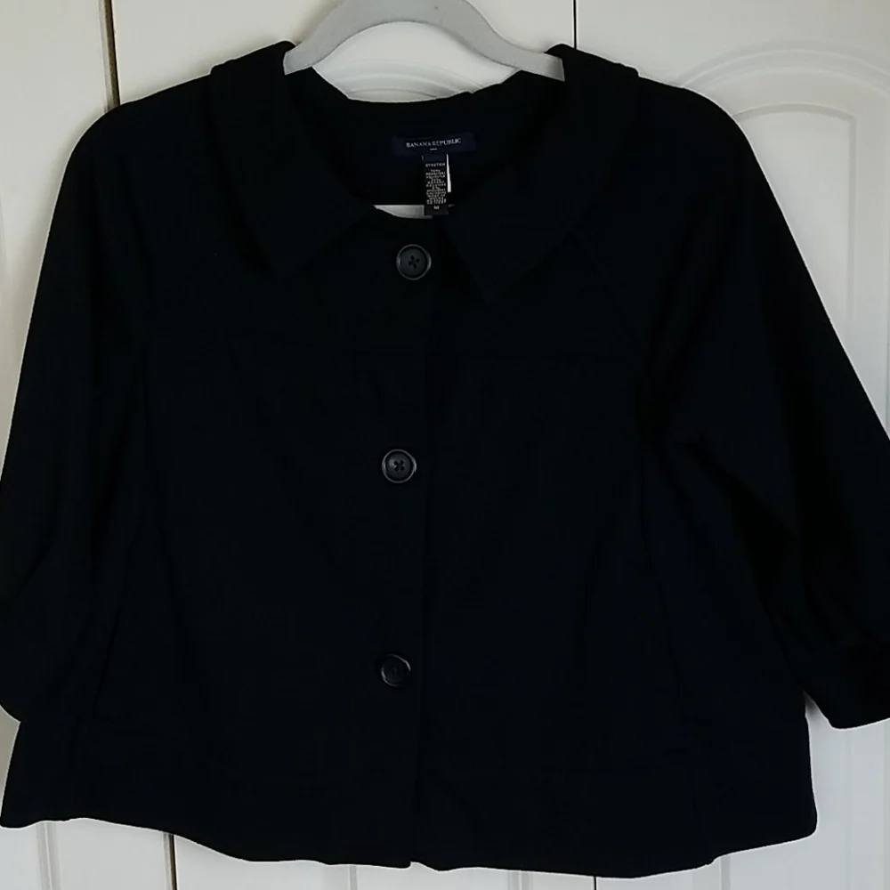 Banana Republic Black Suit Jacket Size Medium
